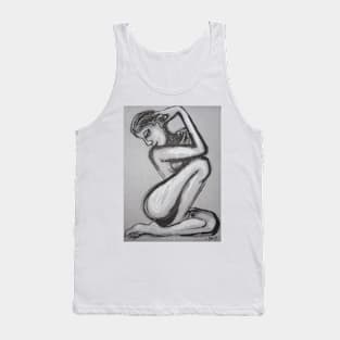 Posture 2 - Female Nude Tank Top